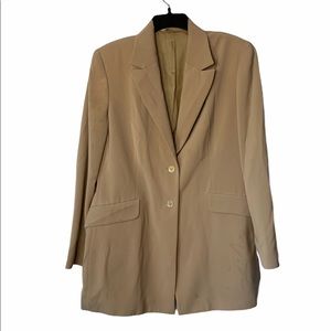 Massimo Rebbechi  Creamy Tan button up blazer size 42